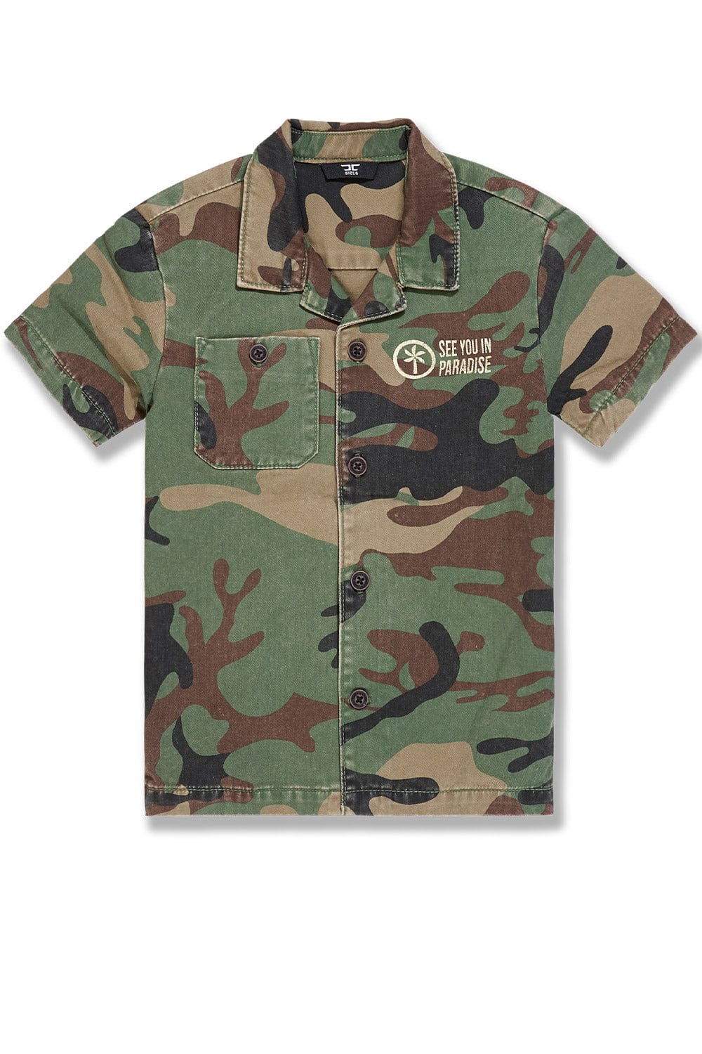 JC Kids Kids SYIP Vintage S/S Work Shirt (Vintage Camo) 2 / Vintage Camo