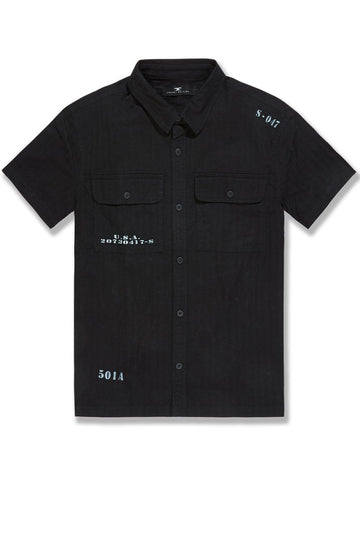 Infantry Division S/S Work Shirt (Black)