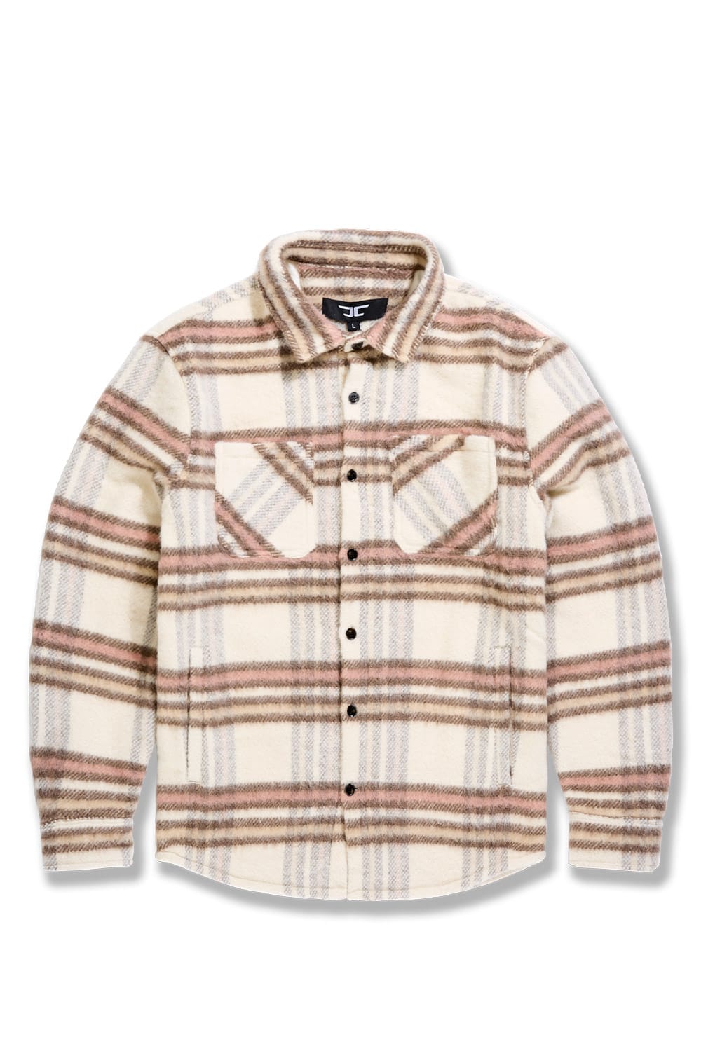 Jordan Craig Ironworks Flannel Shacket (Cream)