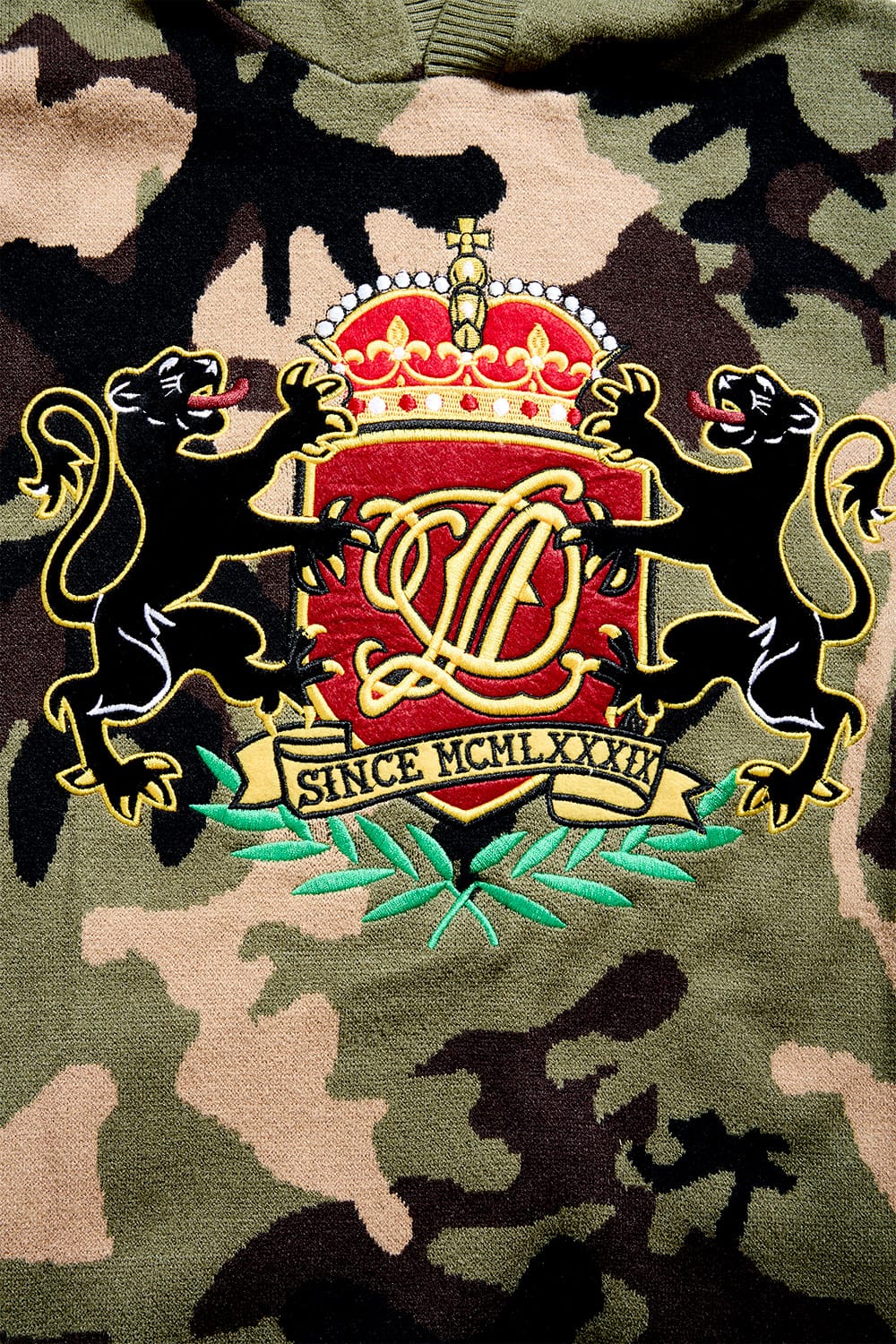 Jordan Craig Heritage Pullover Knit Sweatshirt (Vintage Camo)