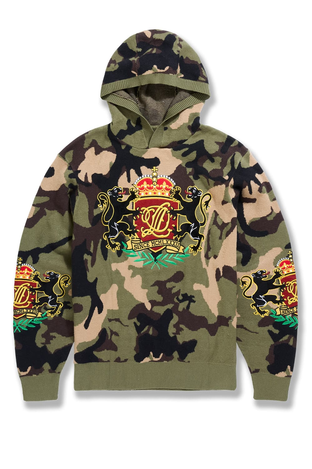 Jordan Craig Heritage Pullover Knit Sweatshirt (Vintage Camo) Vintage Camo / S
