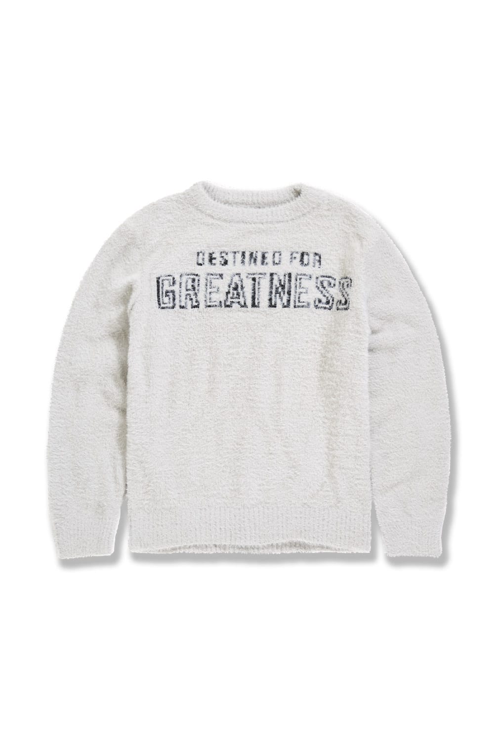 JC Kids Kids Plush Crewneck Sweater Light Grey / 2