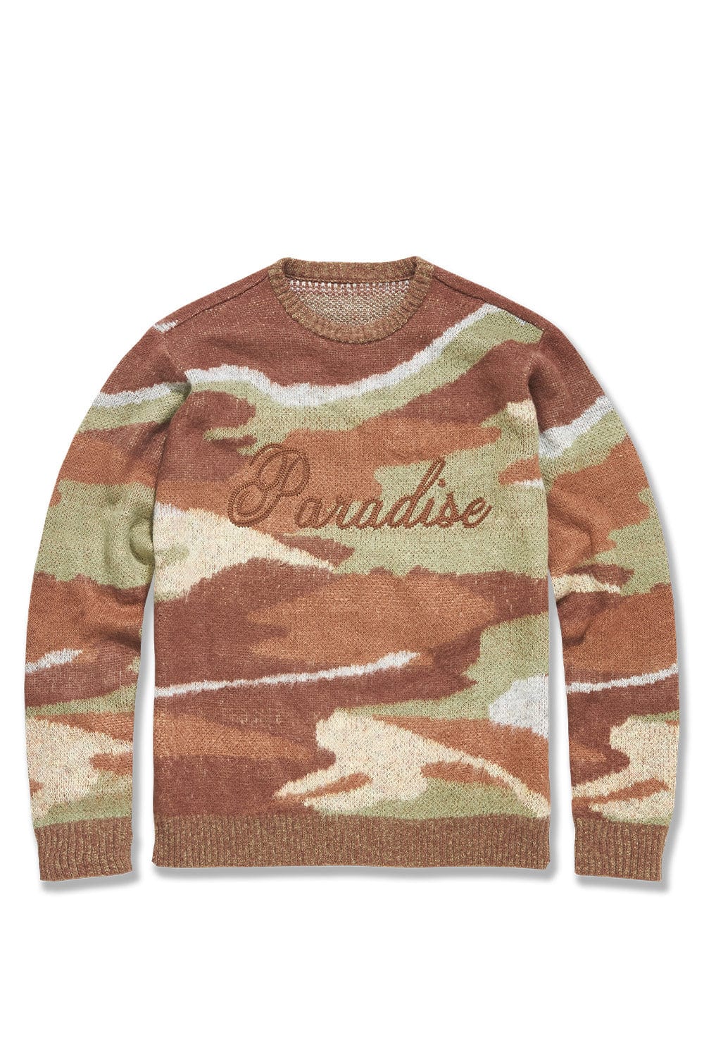 Jordan Craig Paradise Mirage Crewneck Sweater (Army Green) S / Army Green