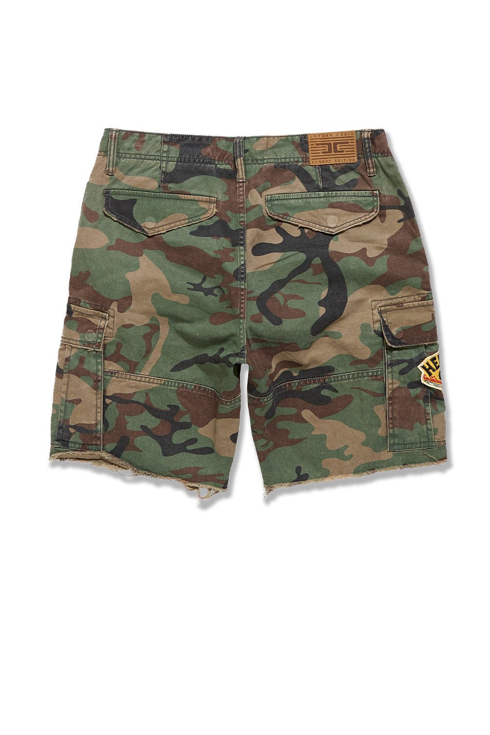 JC Big Men Big Men's War Angel Cargo Shorts (Vintage Camo)
