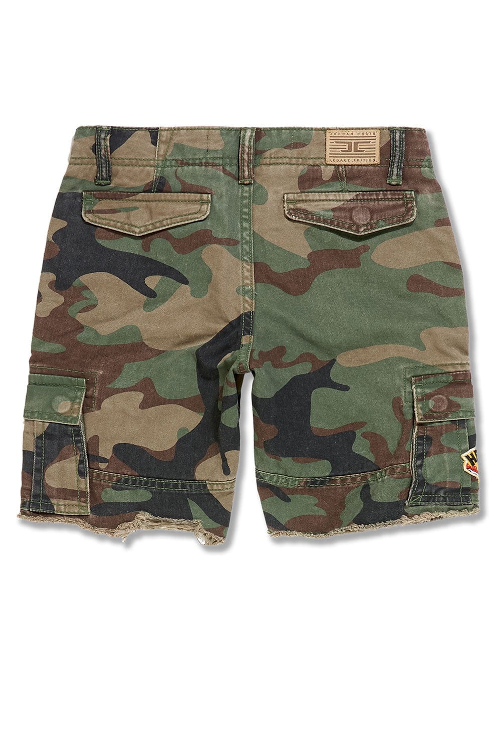 JC Kids Kids War Angel Cargo Shorts (Vintage Camo)