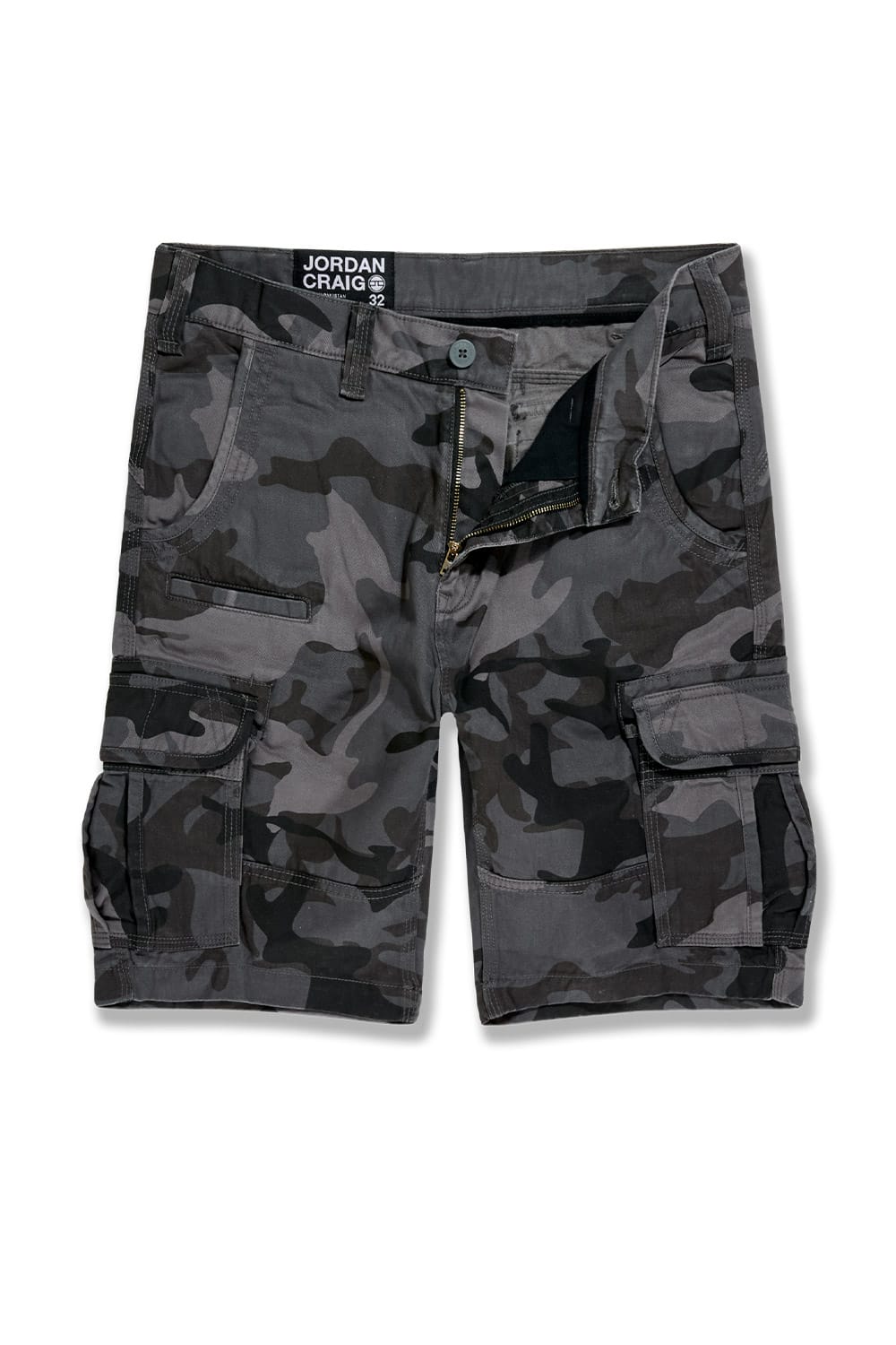 Jordan Craig OG - Xavier Camo Cargo Shorts Black Camo / 30