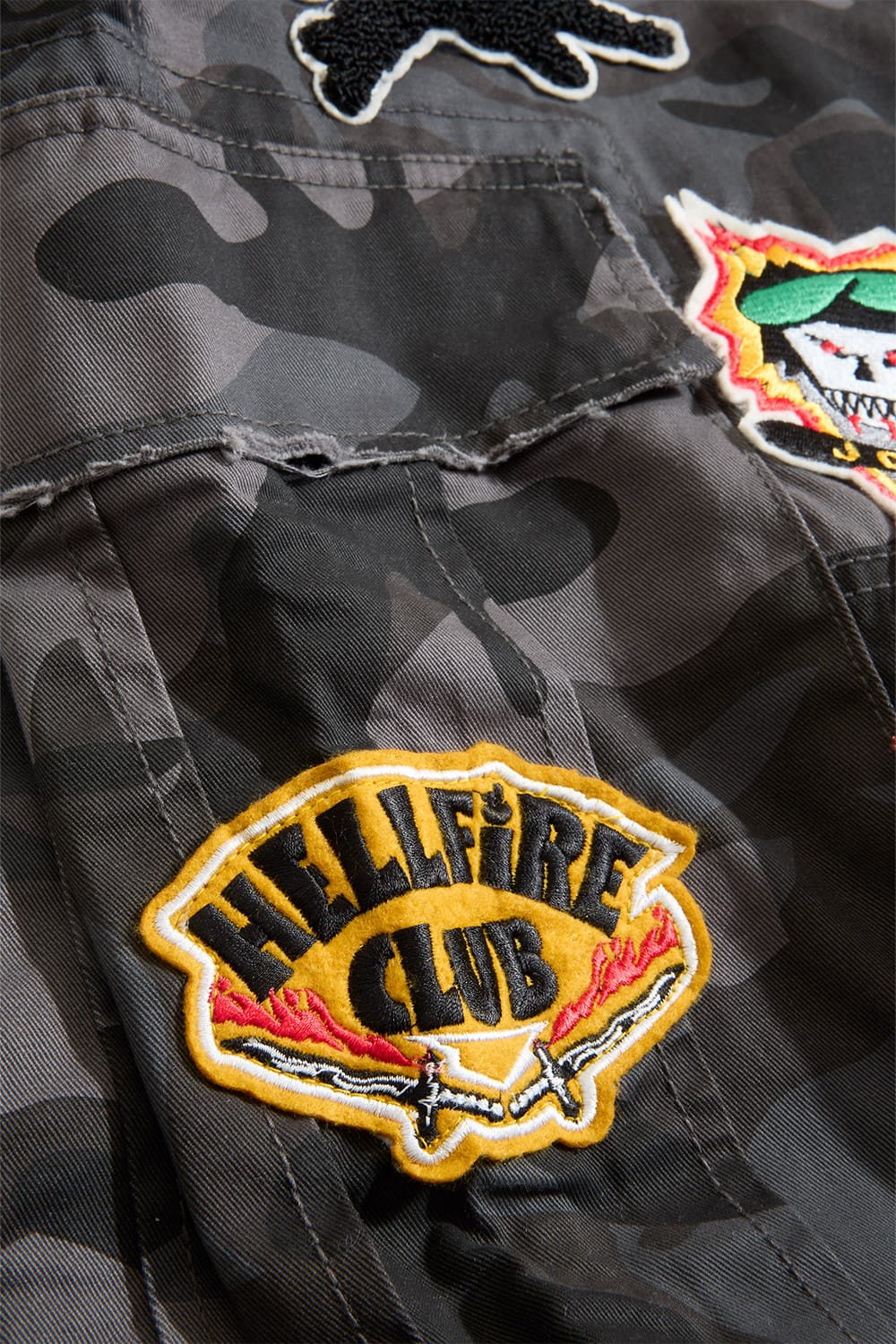 Jordan Craig Xavier - Hellfire Cargo Pants (Black Camo)