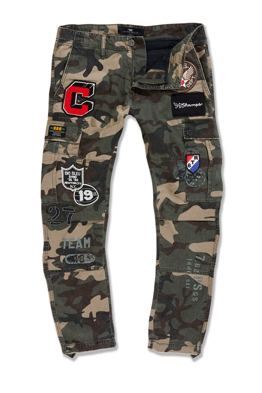 Xavier - Purple Heart Cargo Pants (Woodland)