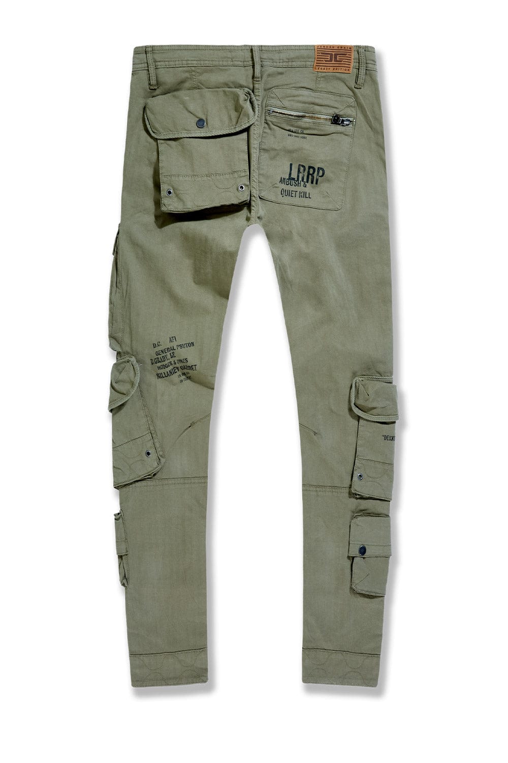 Slim Taper Fit - Defcon Cargo Pants (Olive) - Sean Collection