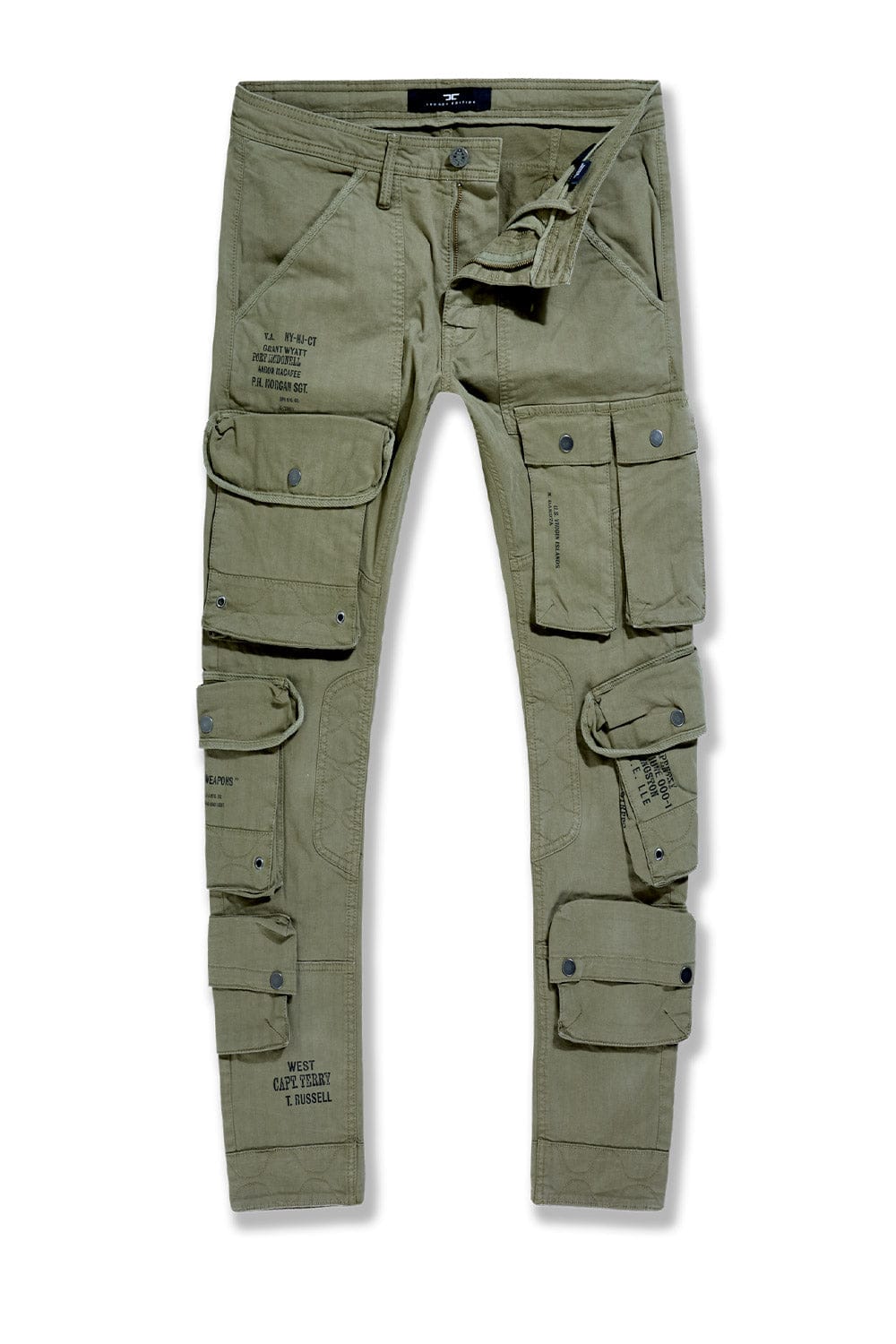 Jordan Craig Slim Taper Fit - Defcon Cargo Pants (Olive) - Sean Collection Olive / 30 / 30