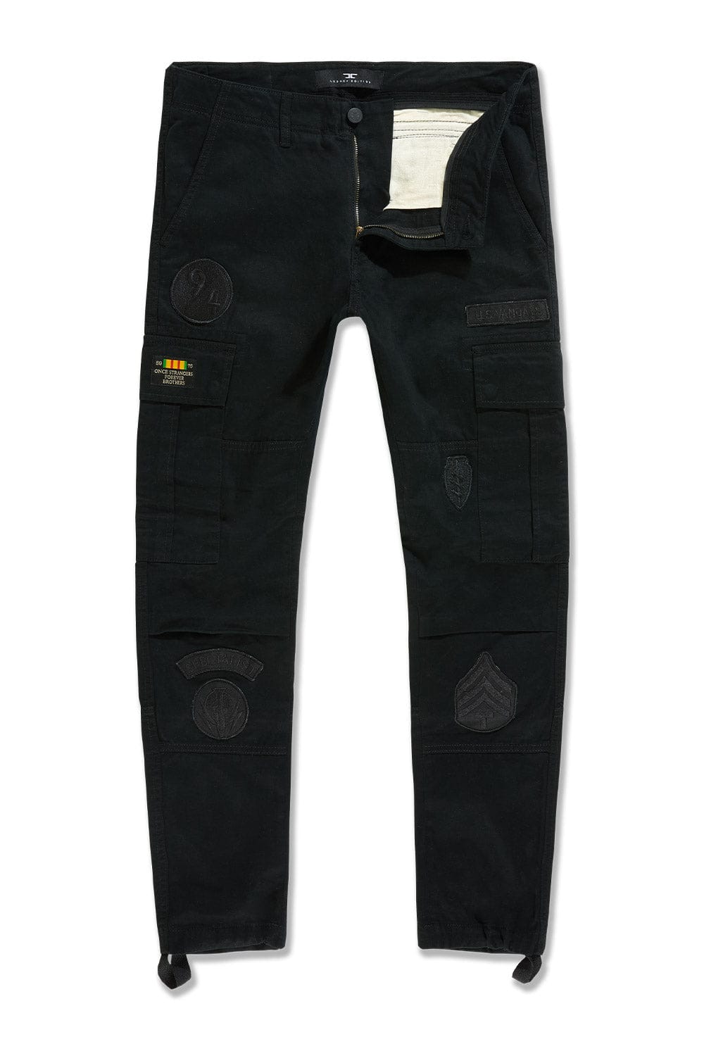 Jordan Craig Xavier - Prestige Tonal Cargo Pants (Black) Black / 30 / 30