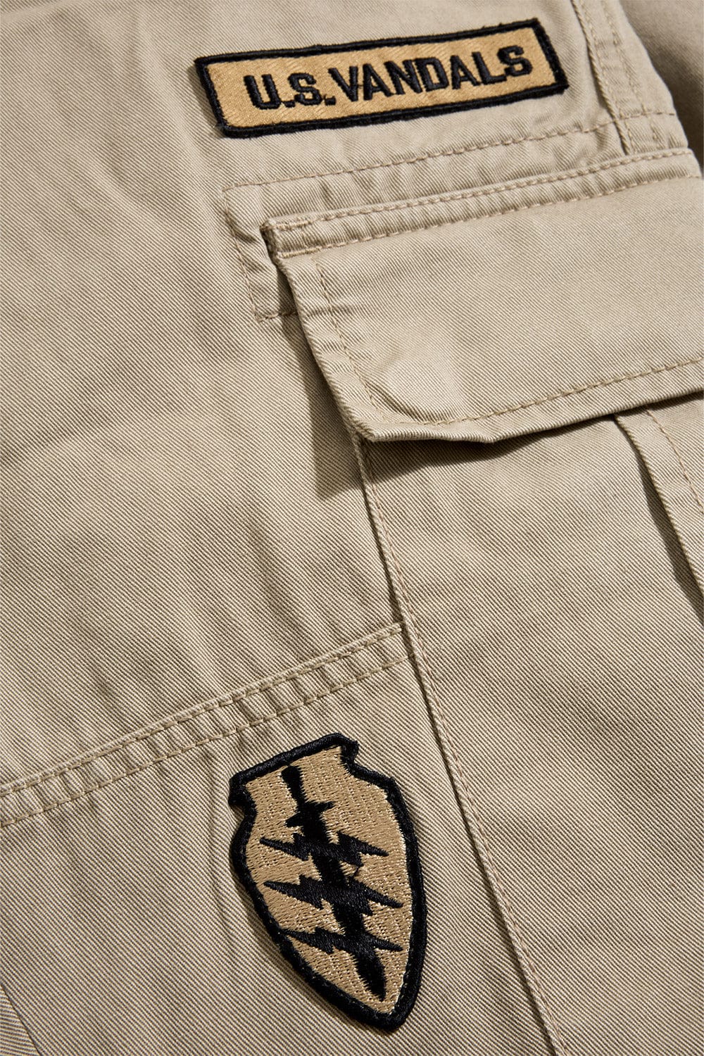 Xavier - Prestige Tonal Cargo Pants (Khaki)
