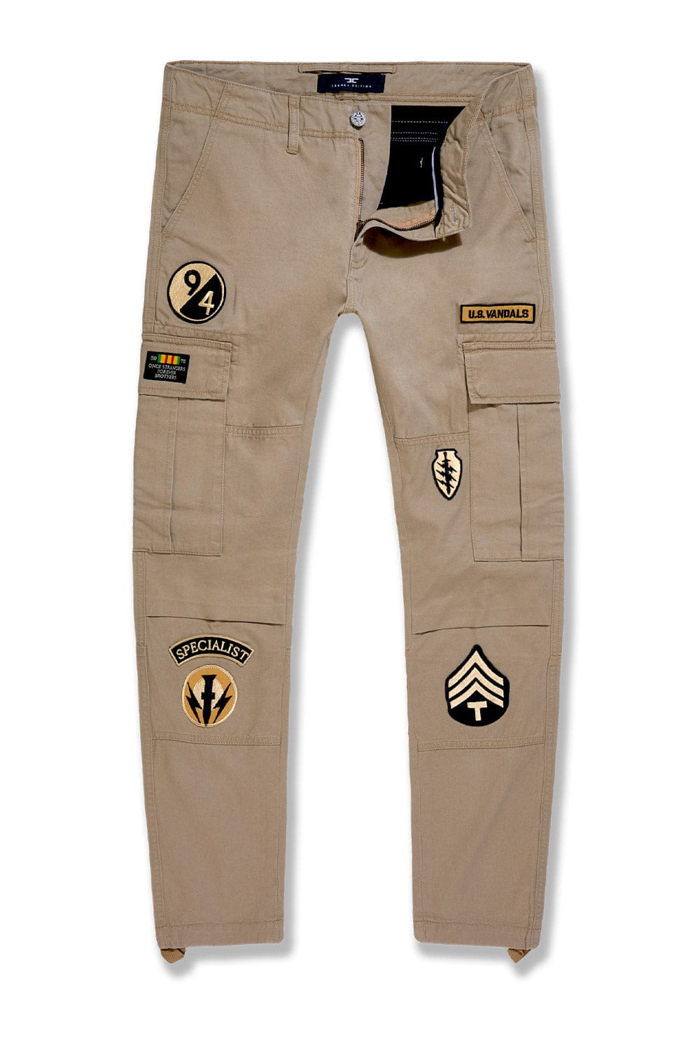 Xavier - Prestige Tonal Cargo Pants (Khaki)