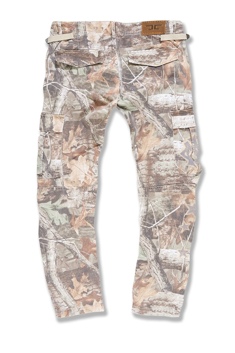 【oan】Allish Eyelet Carpenter Camo Pants Wilderness Print Carpenter Pants