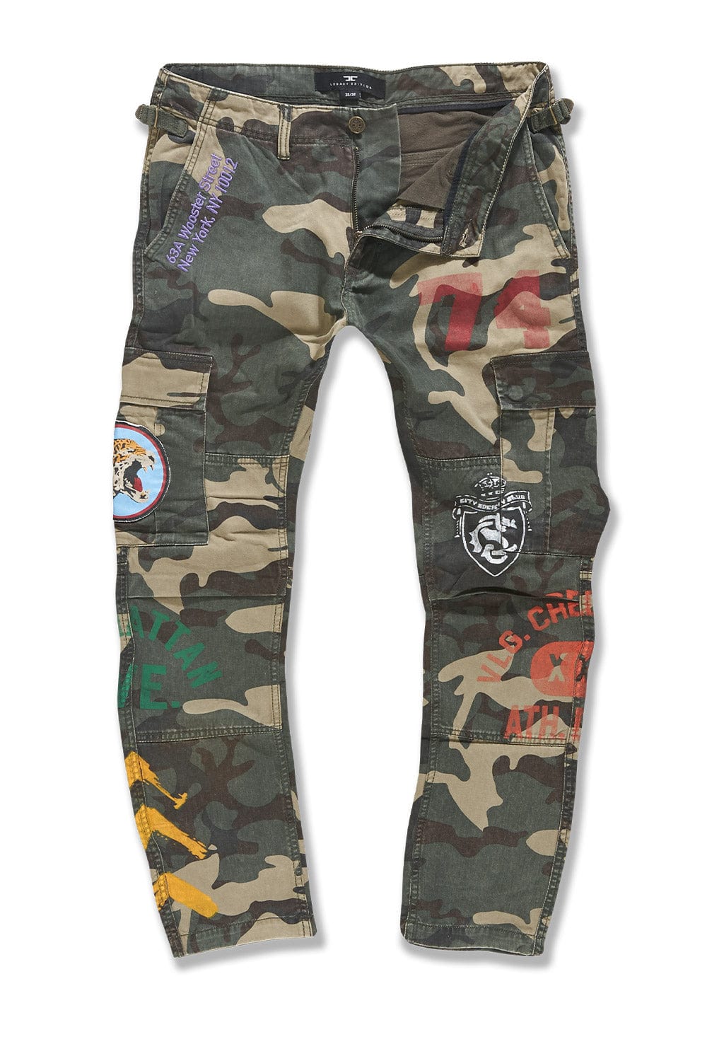 Xavier - Wooster Cargo Pants (Woodland)