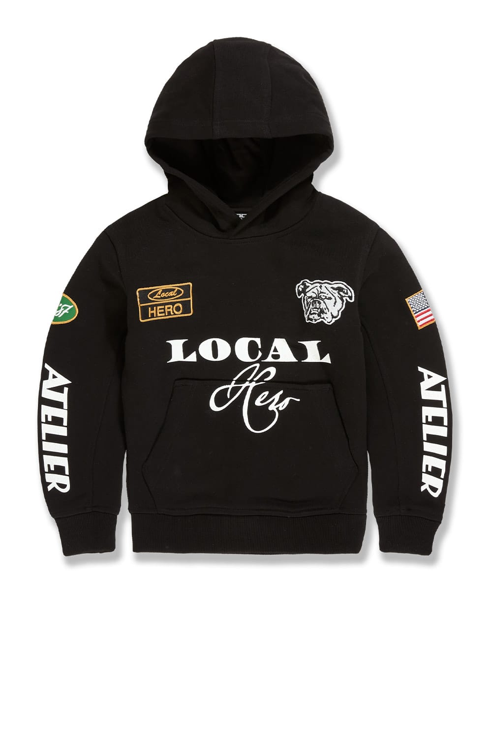 JC Kids Kids Atelier Pullover Hoodie Black / 2