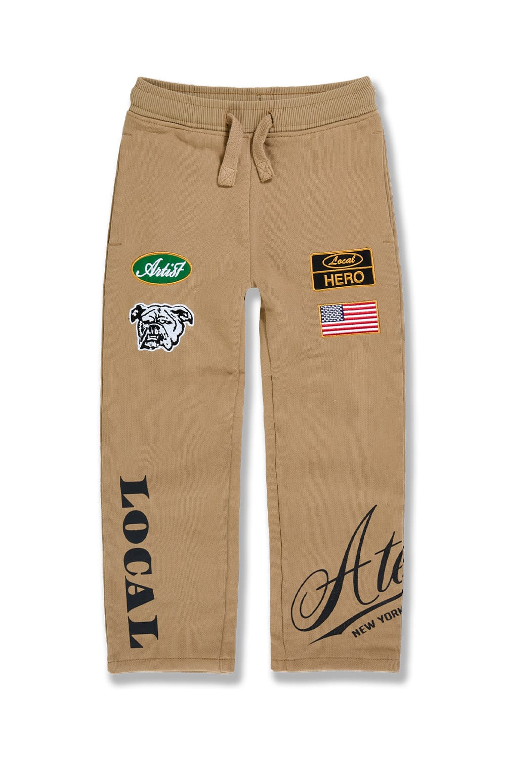 JC Kids Kids Atelier Loose Fit Sweatpants Khaki Stone / 2