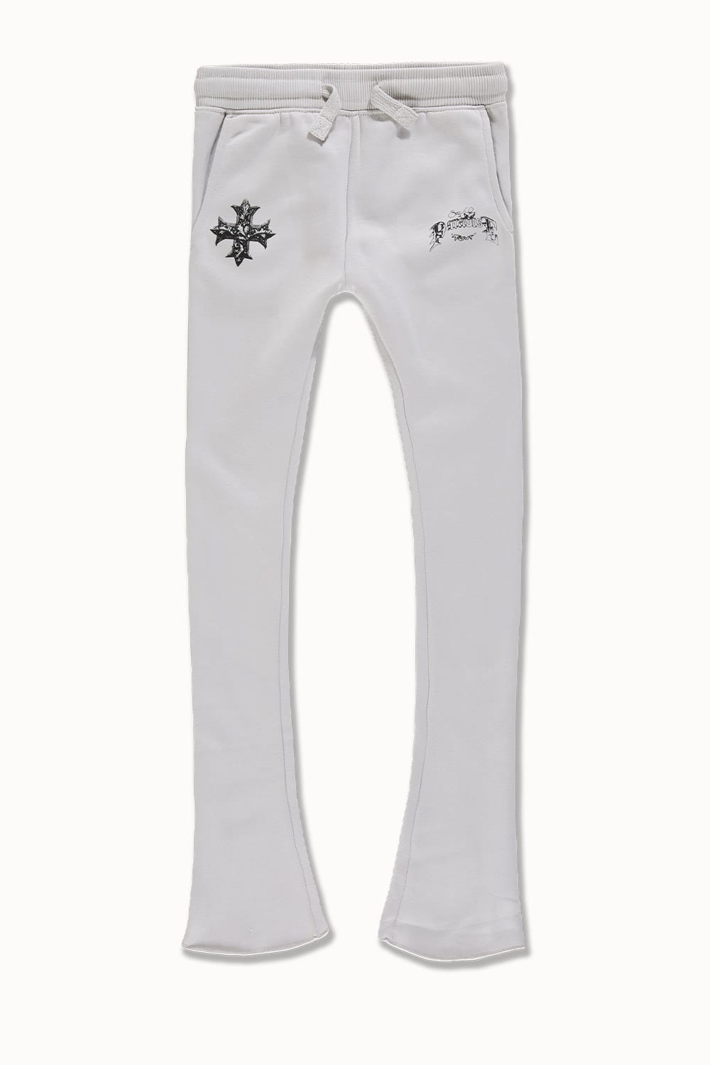 JC Kids Kids Paradise Tour Stacked Sweatpants Light Grey / 2
