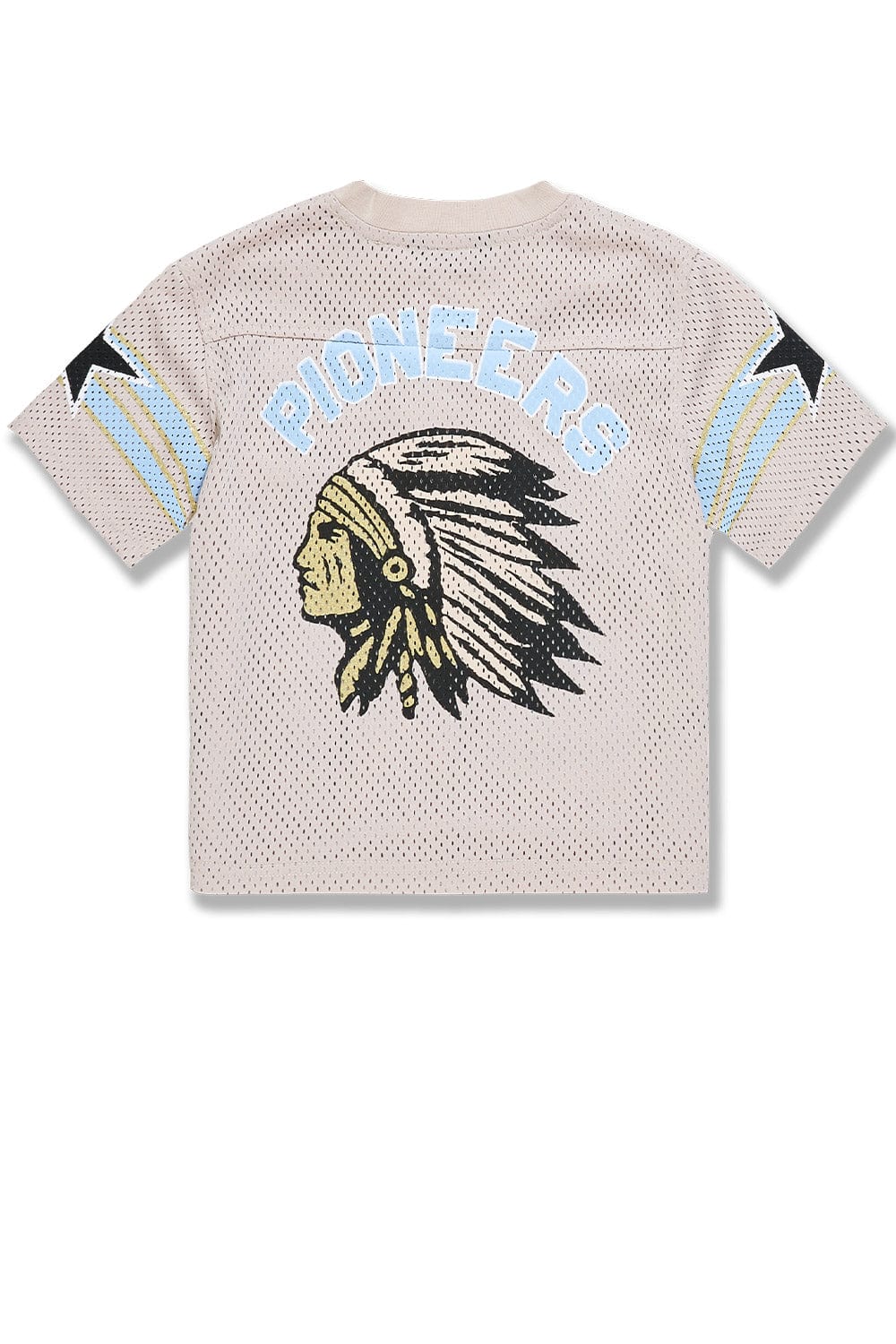 JC Kids Kids Pioneer Football Jersey (Cream)