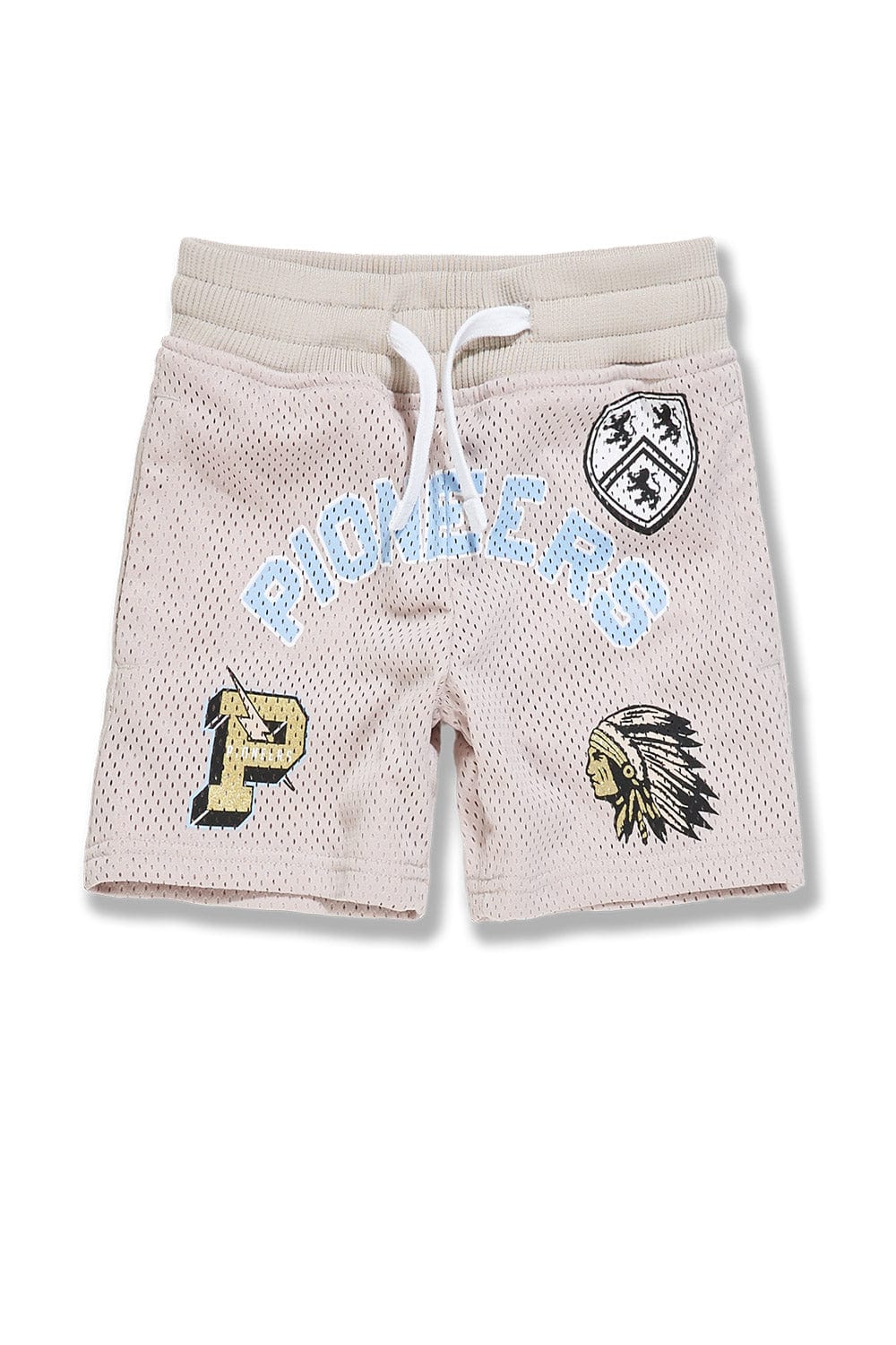 JC Kids Kids Pioneer Mesh Shorts (Cream) 2 / Cream