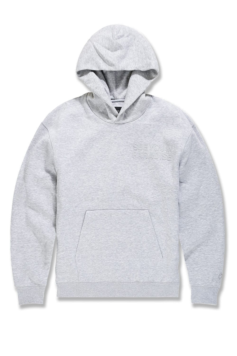 JC Big Men Big Men's Paradise Tonal Pullover Hoodie Heather Grey / 4XL