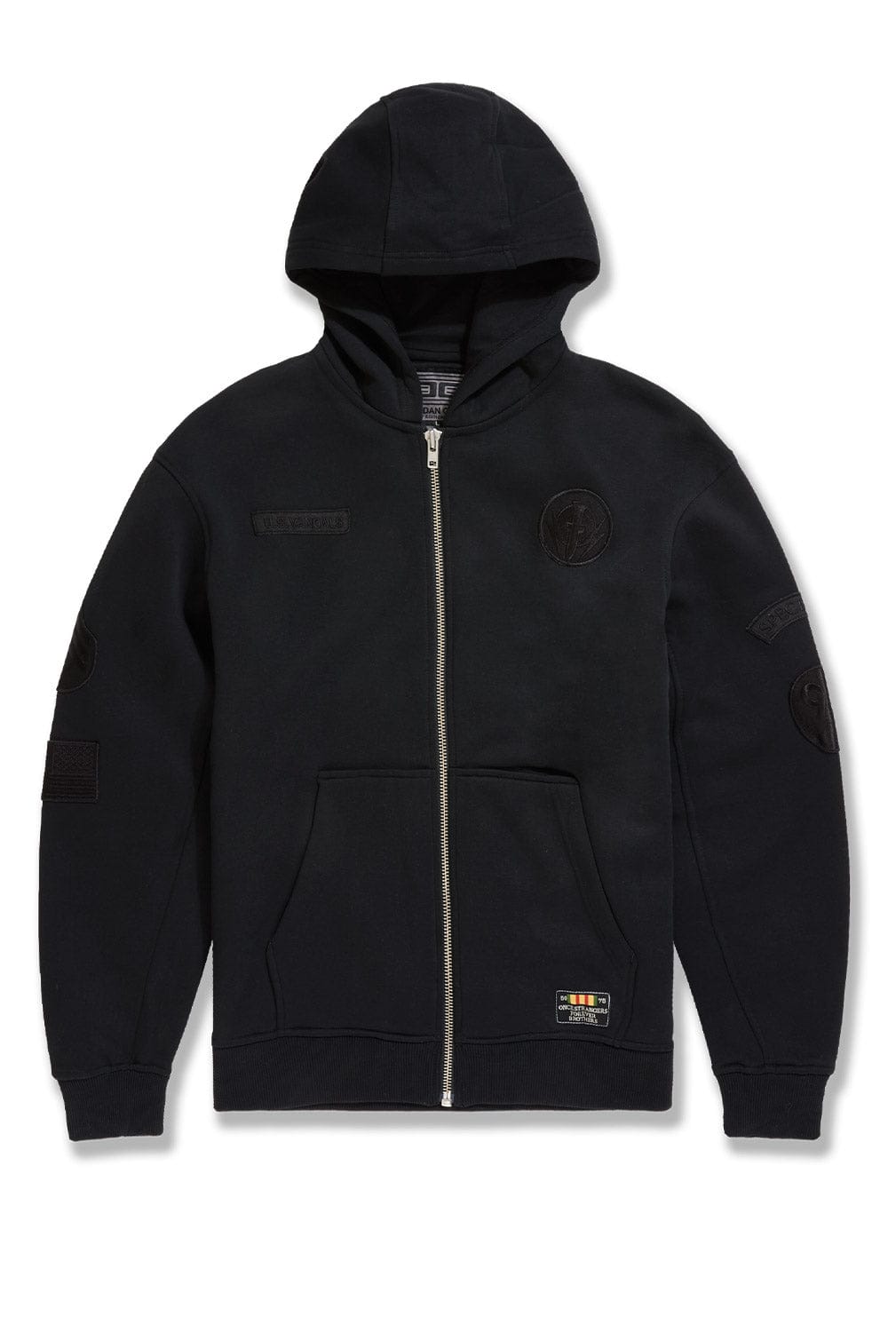 Jordan Craig Prestige Tonal Zip Hoodie (Black) S / Black