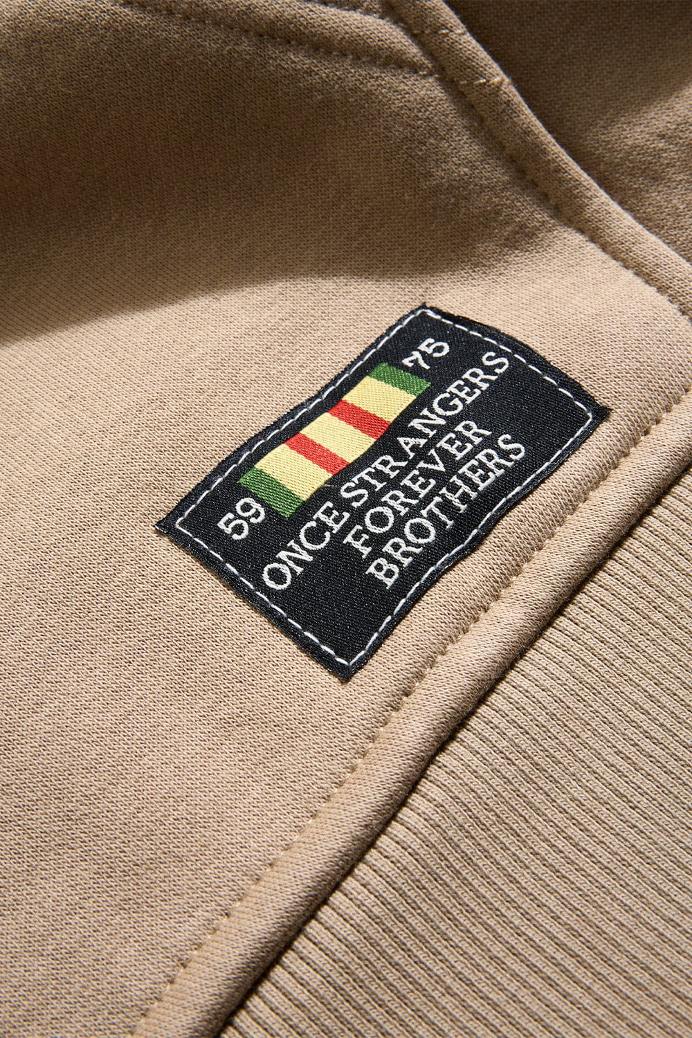 Jordan Craig Prestige Tonal Zip Hoodie (Khaki)