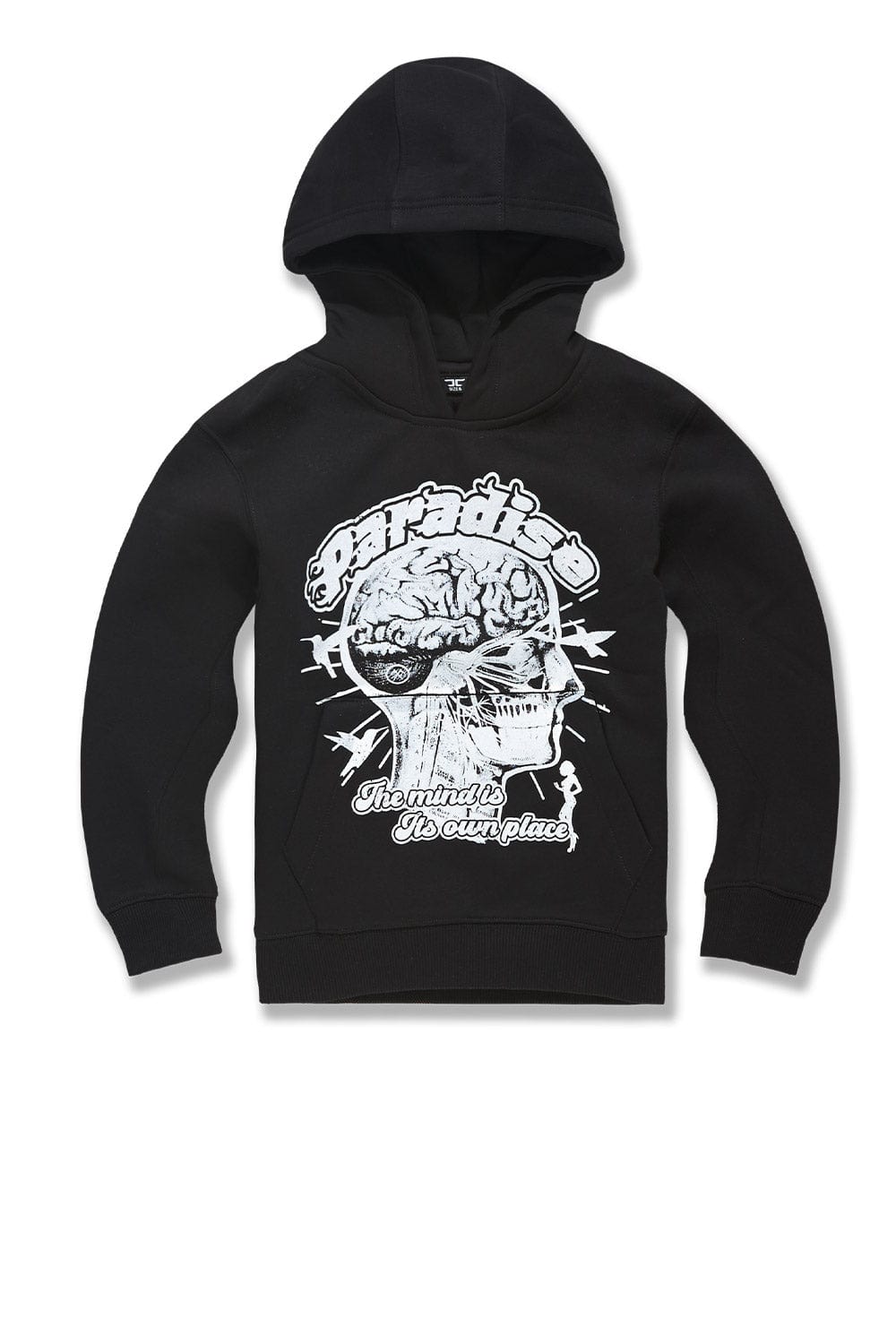 JC Kids Kids Cranial Paradise Pullover Hoodie (Black) 2 / Black