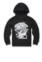 Kids Cranial Paradise Pullover Hoodie (Black)