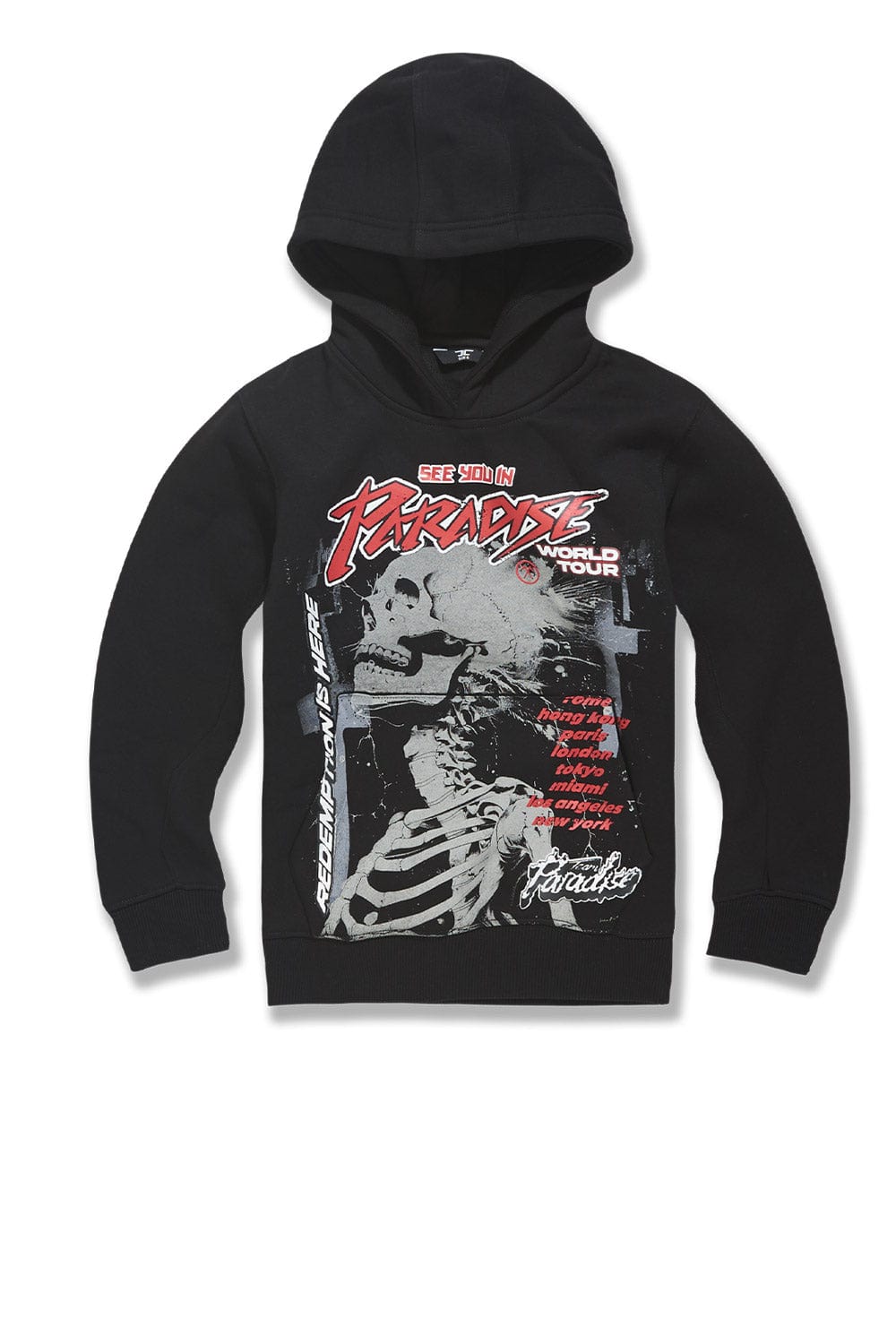 JC Kids Kids Head Banger Pullover Hoodie (Black) 2 / Black