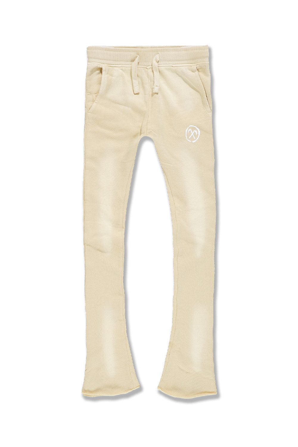 JC Kids Kids Afterlife Stacked Sweatpants (Khaki) 2 / Khaki