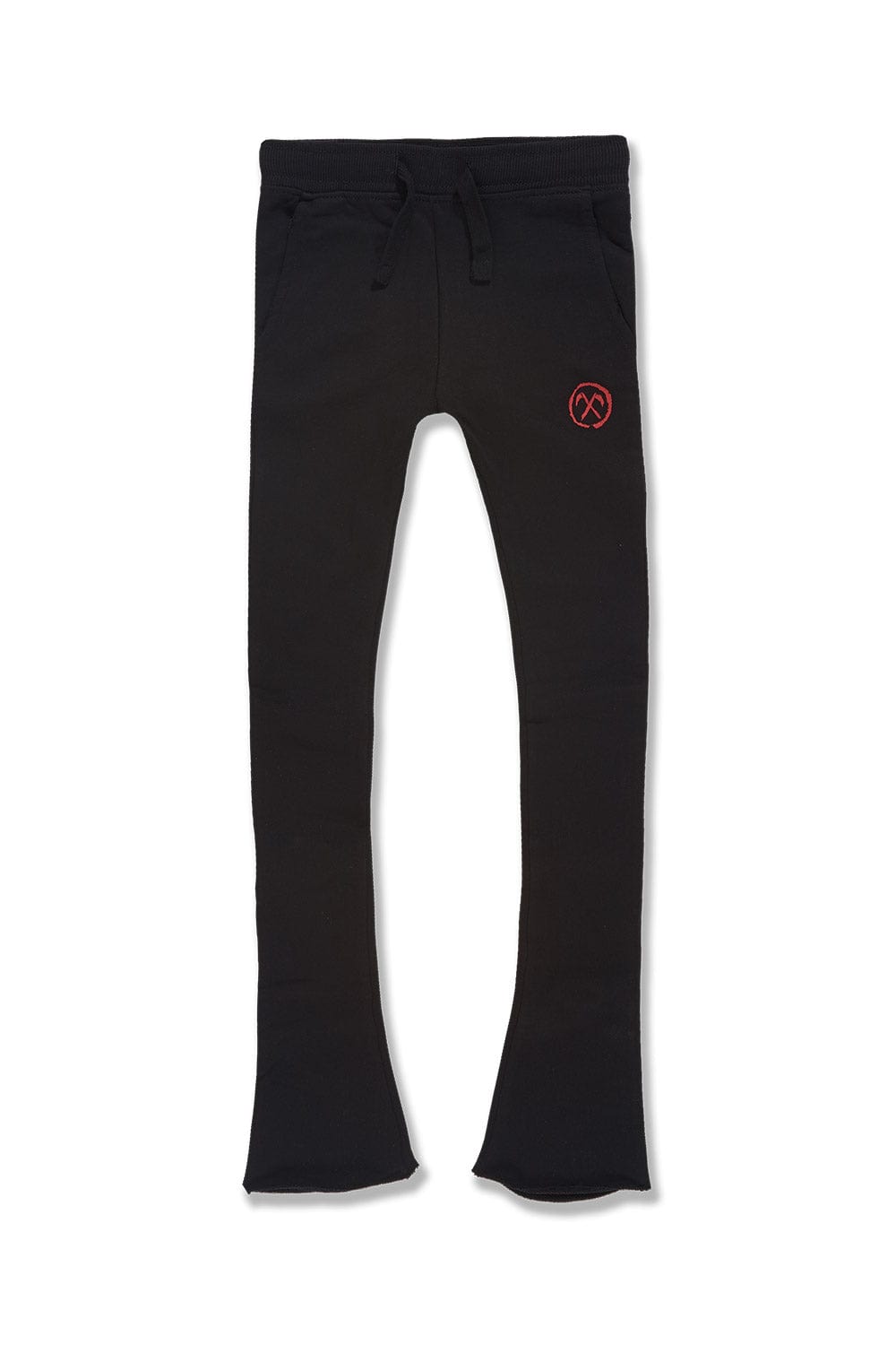 JC Kids Kids Afterlife Stacked Sweatpants (Noir) 2 / Noir