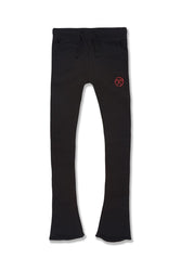 Kids Afterlife Stacked Sweatpants (Noir)