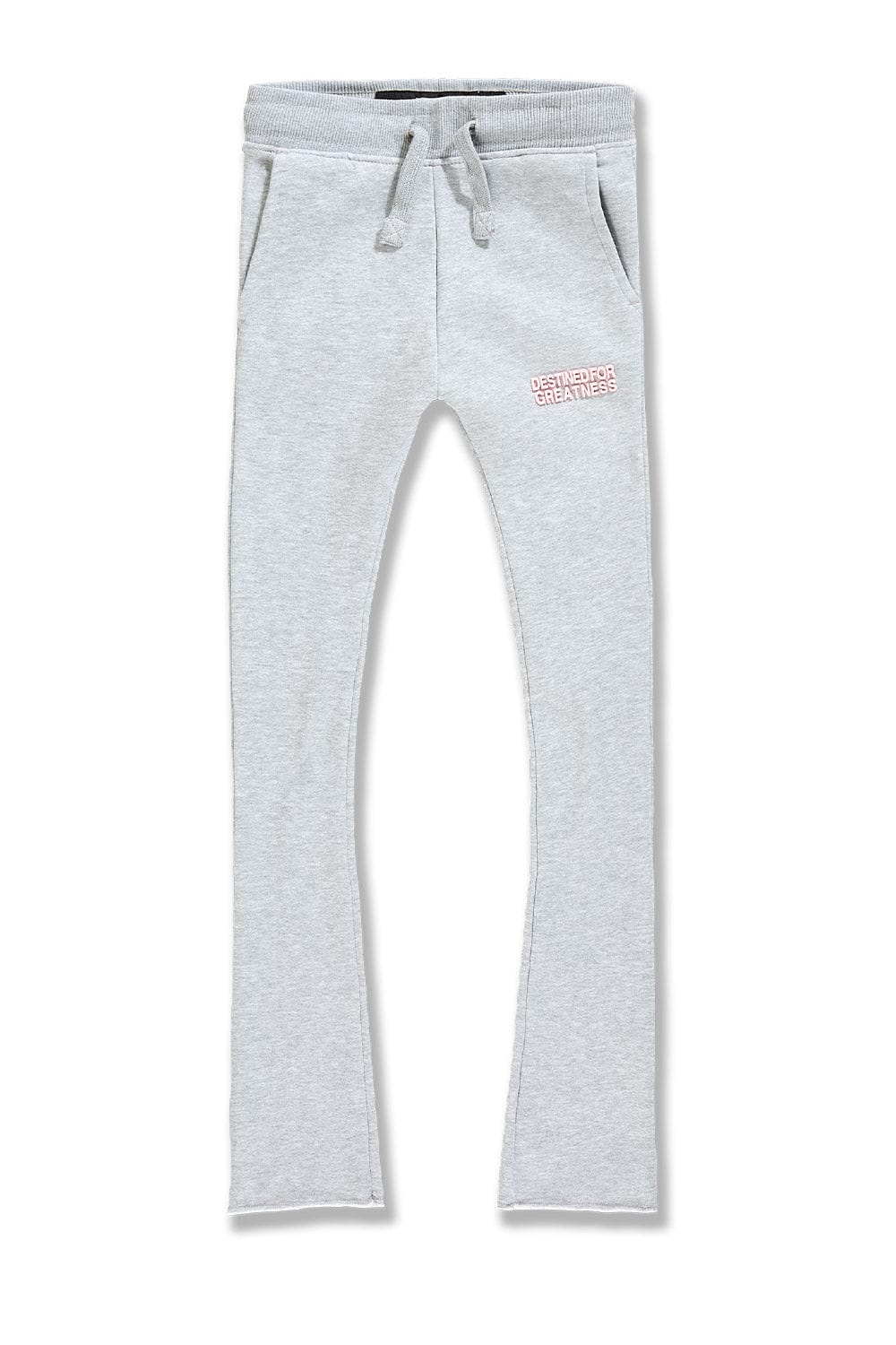 JC Kids Kids Destined For Greatness Stacked Sweatpants (2026 Edition) Heather Grey / 2