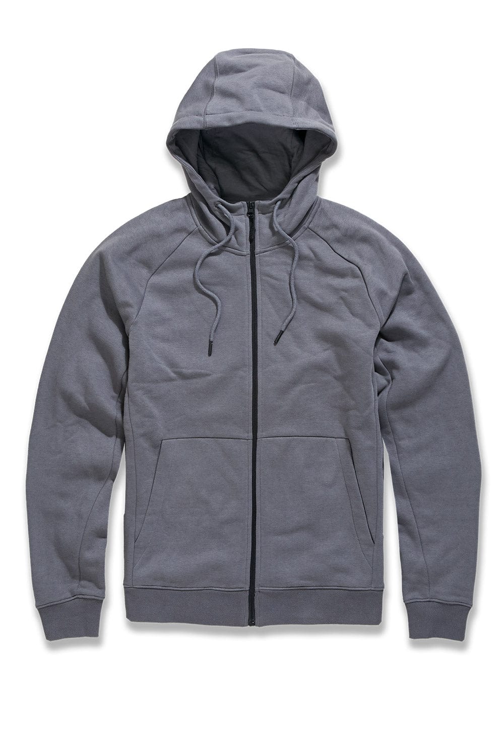 Dark grey zip discount up hoodie mens