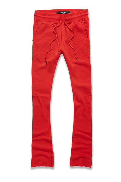 Uptown Stacked Sweatpants (Red)