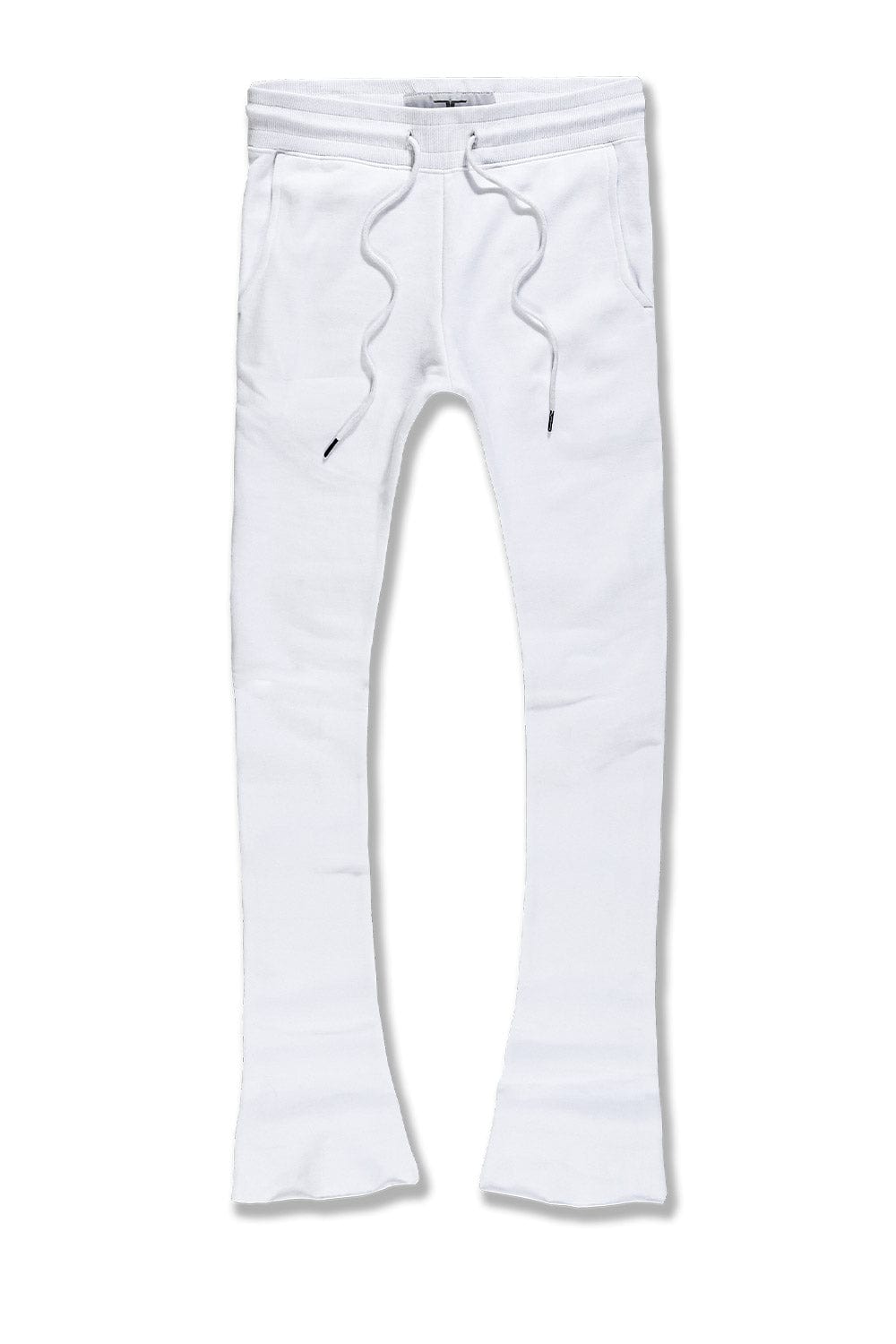 Jordan Craig Uptown Stacked Sweatpants (White) White / S