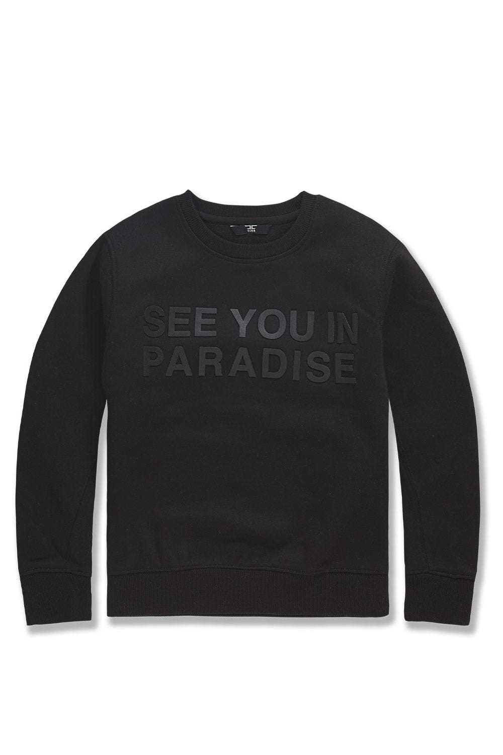 JC Kids Kids Paradise Tonal Crewneck Sweatshirt Black / 2