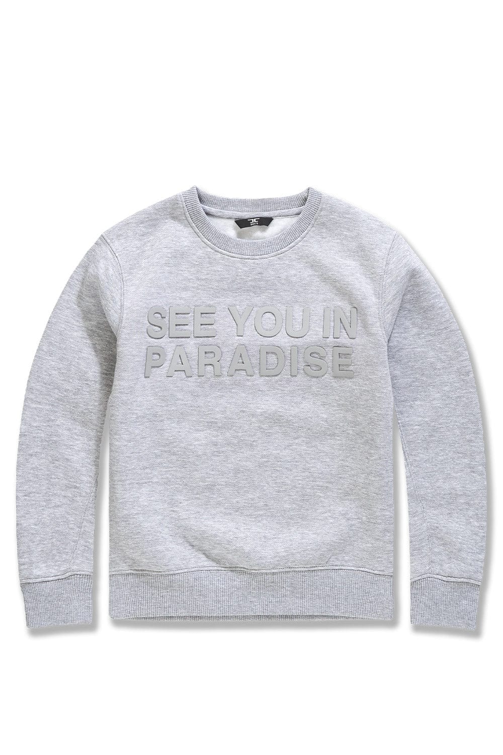 JC Kids Kids Paradise Tonal Crewneck Sweatshirt Heather Grey / 2