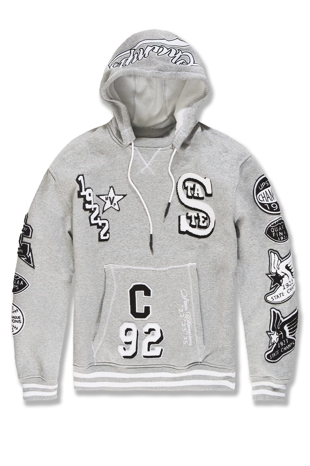 Jordan Craig State Champs Pullover Hoodie (Heather Grey) S / Heather Grey