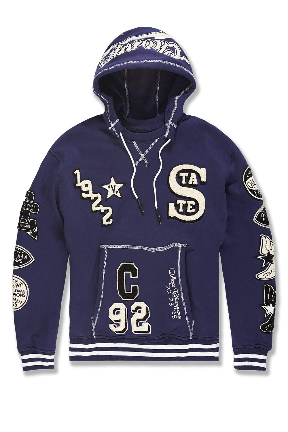 Jordan Craig State Champs Pullover Hoodie (Navy) S / Navy