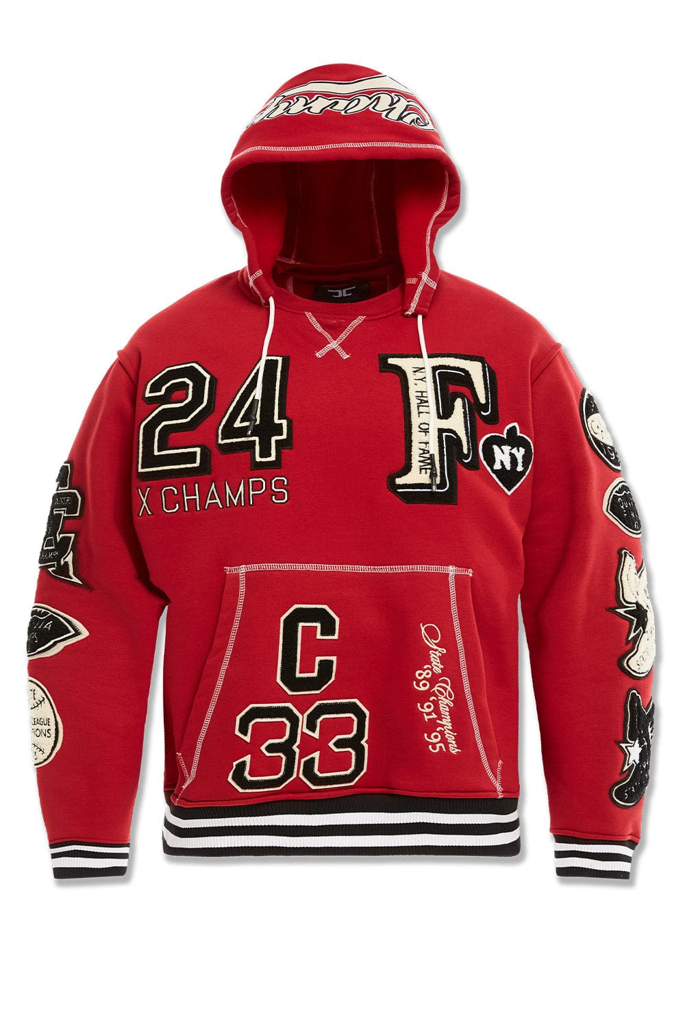 Jordan Craig Hall of Fame Pullover Hoodie (Deep Red) S / Deep Red