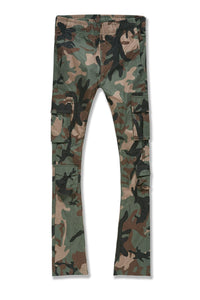 Kids Stacked Ventura Cargo Pants (Khaki)