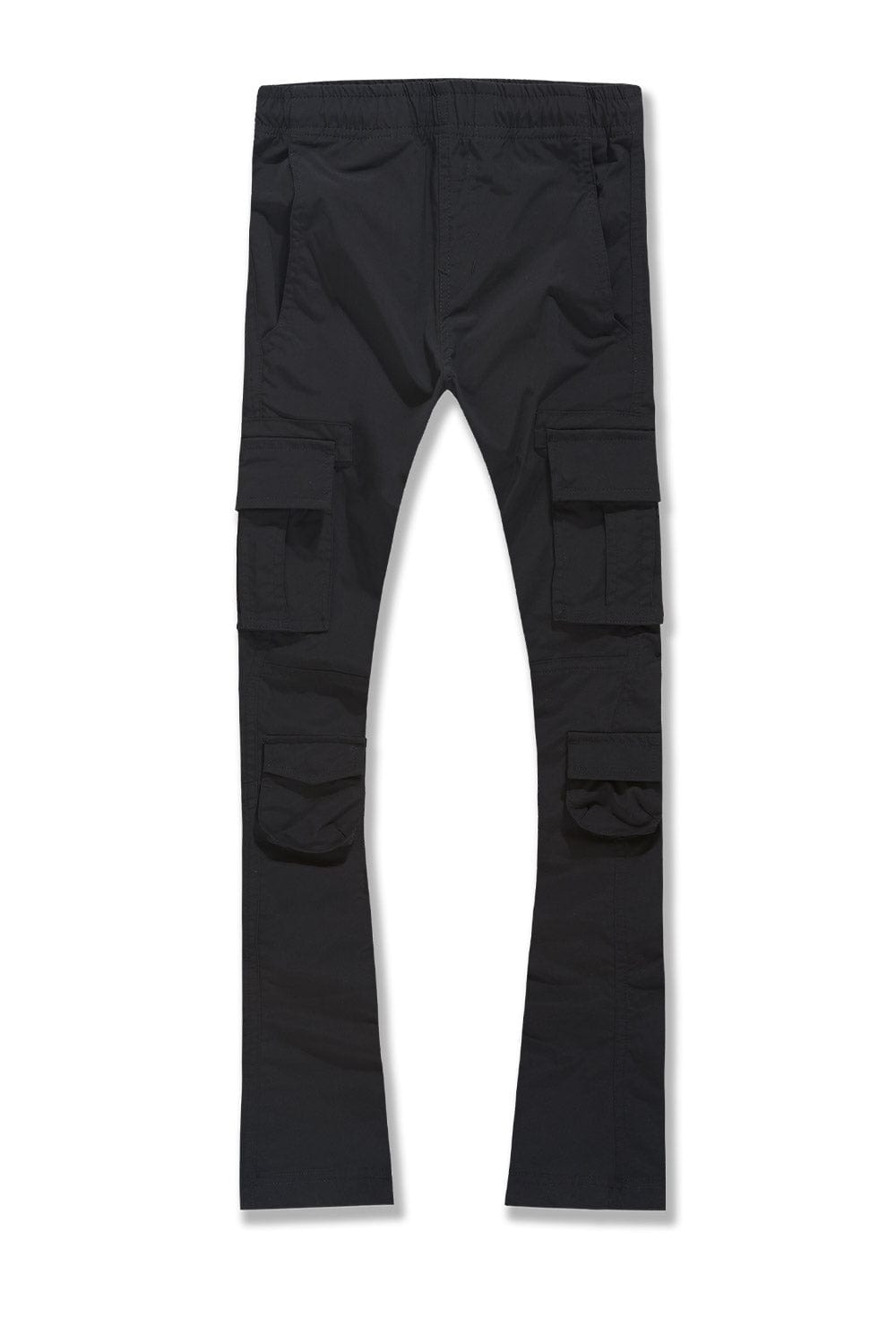 JC Kids Kids Stacked Ventura Cargo Pants (Black) 2 / Black