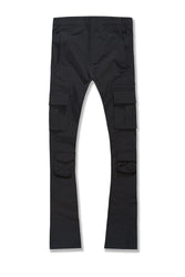 Kids Stacked Ventura Cargo Pants (Black)