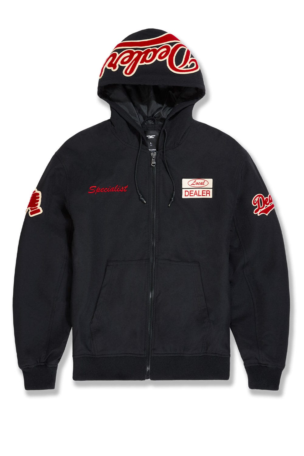 Jordan Craig Local Dealer Zip Up Windbreaker Black / S