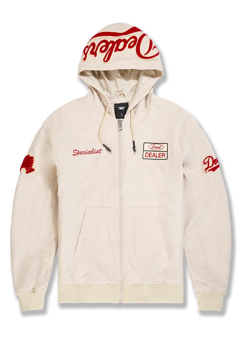 Jordan Craig Local Dealer Zip Up Windbreaker Khaki / S