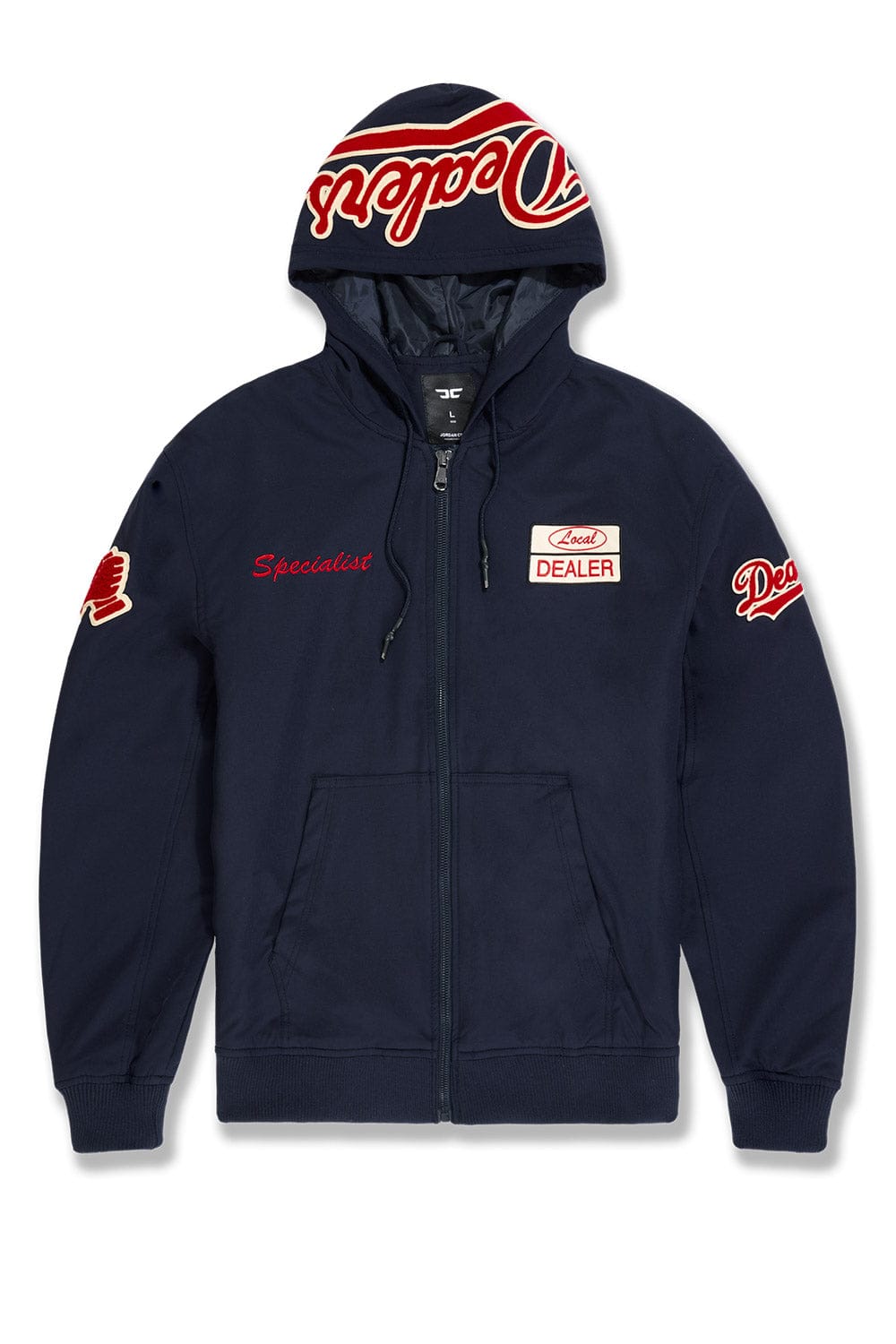 Jordan Craig Local Dealer Zip Up Windbreaker Navy / S