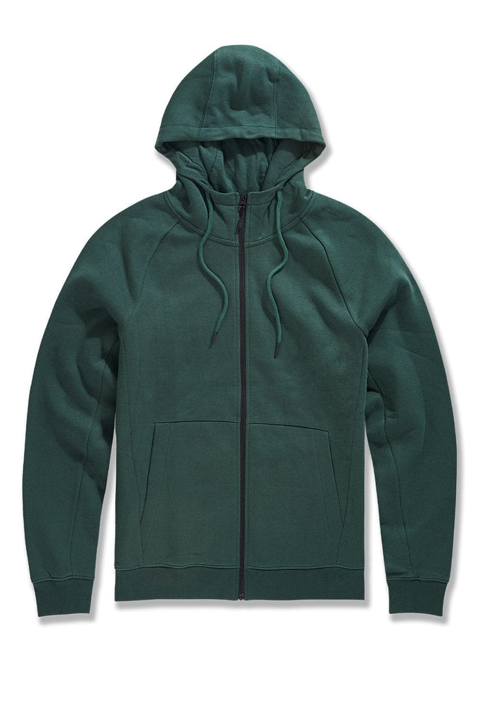 Jordan Craig Uptown Zip Up Hoodie Hunter Green / S