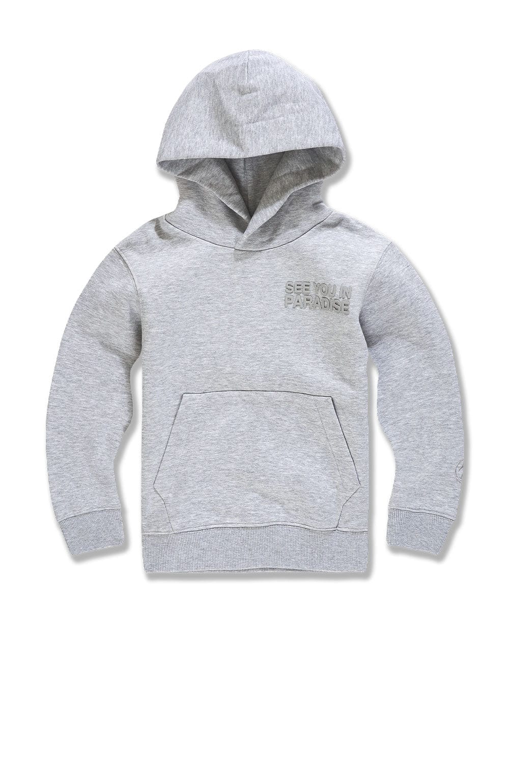 JC Kids Kids Paradise Tonal Pullover Hoodie Heather Grey / 2